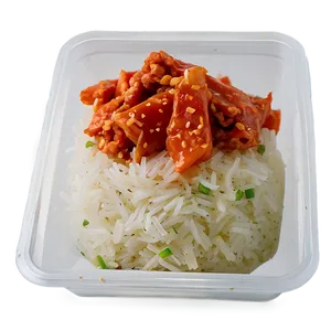 Kimchi With Rice Meal PNG Soj