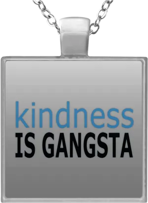 Kindnessis Gangsta Necklace PNG image