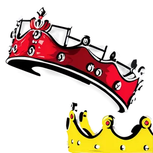 King And Queen Crown Drawing Png Enf30 PNG image