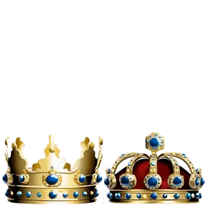 King And Queen Crowns Together Png Ufs PNG image