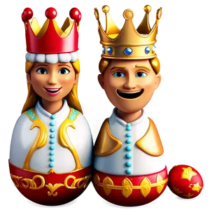 King And Queen Emoji PNG Nyp39