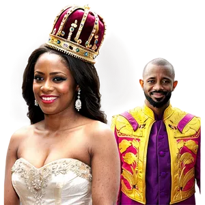 King And Queen Wedding PNG Rtr