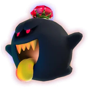 King Boo Luigis Mansion Artwork PNG image