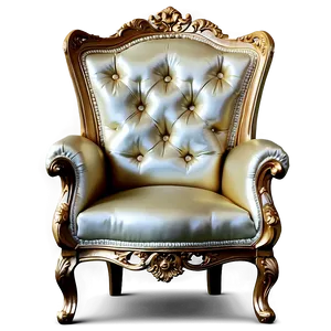 King Chair With Gold Trim PNG 59 PNG