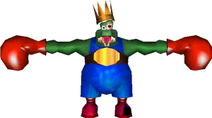 King K Rool Donkey Kong Character PNG