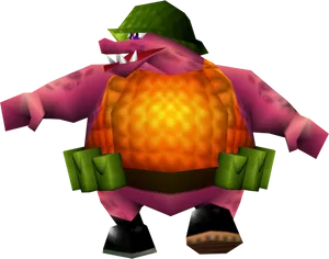 King K Rool Donkey Kong Series Character PNG image