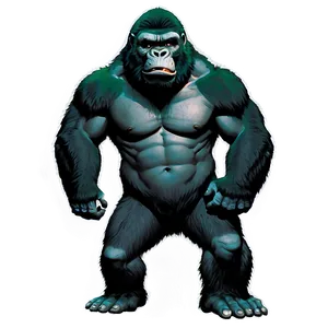 King Kong Cartoon Png Bfl PNG image