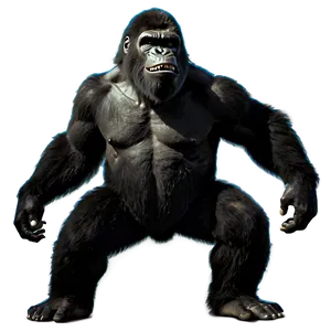 King Kong Fighting Pose Png Rqa PNG image