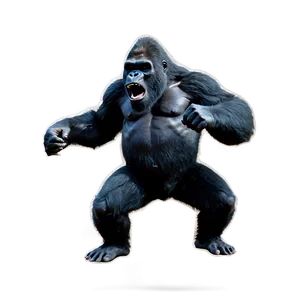 King Kong Fighting Pose Png Tuh PNG image