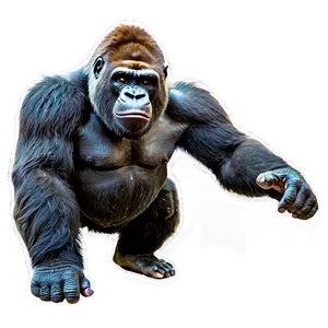 King Kong Gorilla Png 05212024 PNG image