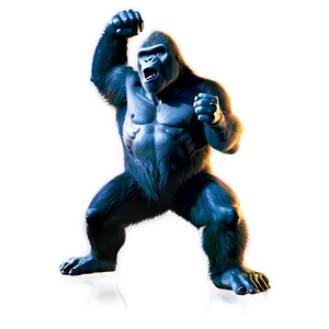 King Kong Iconic Pose Png Ofh PNG image