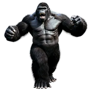 King Kong Iconic Pose Png Rar PNG image