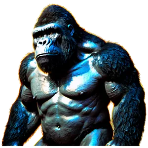 King Kong Retro Style Png 05232024 PNG image