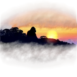 King Kong Sunset Background Png Plk7 PNG image
