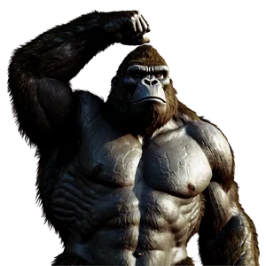 King Kong Towering Figure Png 75 PNG image