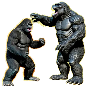 King Kong Vs Godzilla Png Xrr85 PNG image