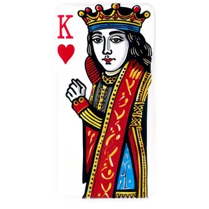 King Of Hearts Playing Card Png Nhj86 PNG image