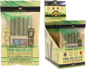 King Palm Hand Rolled Leaf Rolls Packaging