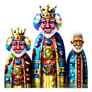 King's Regal Portrait PNG Ihp PNG