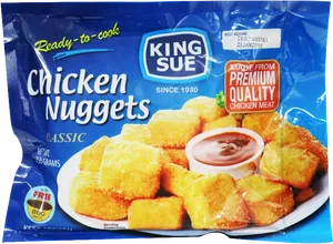 King Sue Chicken Nuggets Package PNG image