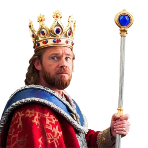 King With Orb And Scepter PNG 5 PNG
