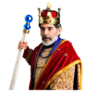 King With Orb And Scepter PNG 50 PNG