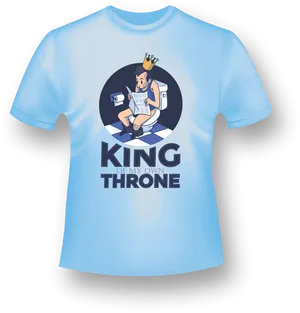 Kingof My Own Throne Tshirt Design PNG image