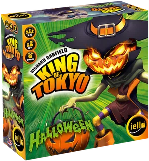 Kingof Tokyo Halloween Edition Board Game PNG image