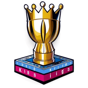 Kings Championship Trophy Logo Png Stq65 PNG image