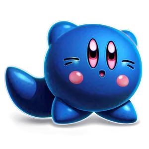 Kirby Blue Png File Download Instantly Kaj65 PNG image