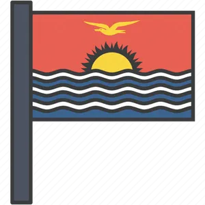 Kiribati Flag Illustration PNG image