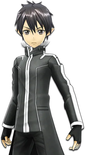 Kirito Sword Art Online Character PNG image