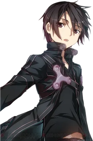 Kirito Sword Art Online Character PNG image