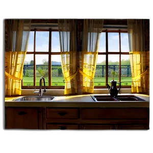 Kitchen Curtains Png Exc44 PNG image