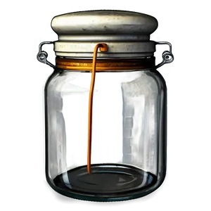 Kitchen Glass Jar PNG 06132024