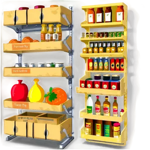 Kitchen Pantry Essentials Png Amg PNG image