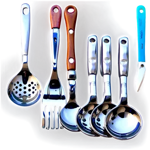 Kitchen Utensils Set Png Fwi5 PNG image