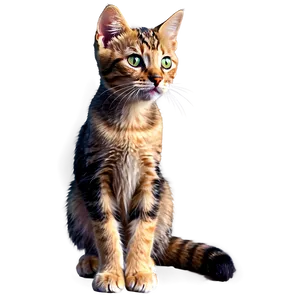 Kitten With Green Eyes PNG Glk96