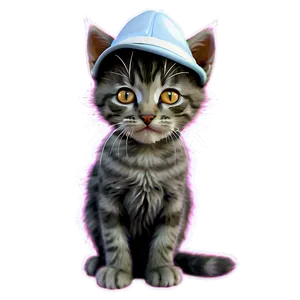 Kitten With Hat PNG Umr