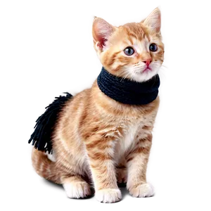 Kitten With Scarf PNG Wvm44 PNG