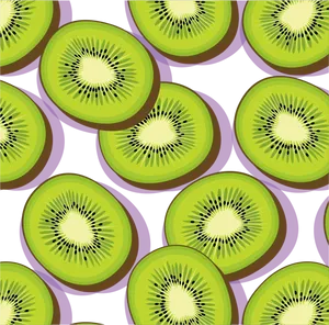 Kiwi Fruit Pattern Background PNG image