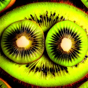 Kiwi Segment Closeup PNG 05242024 PNG