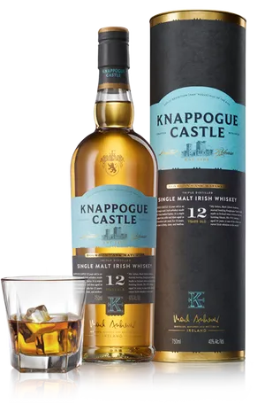 Knappogue Castle12 Year Single Malt Irish Whiskey PNG image
