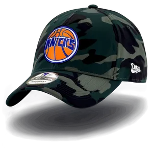 Knicks Camo Hat PNG 06282024