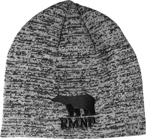 Knit Beaniewith Bear Logo PNG image