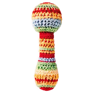 Knitted Baby Rattle PNG 06202024