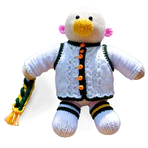 Knitted Baby Toy PNG Fww