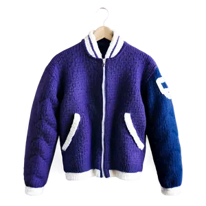 Knitted Bomber Jacket Cozy PNG Bol14 PNG