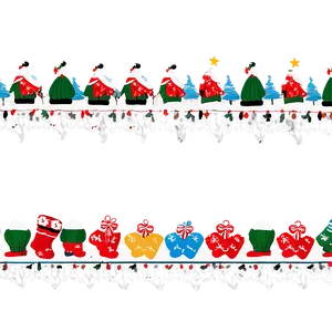 Knitted Christmas Border PNG 46 PNG