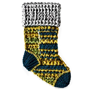 Knitted Christmas Stocking Png 06132024 PNG image